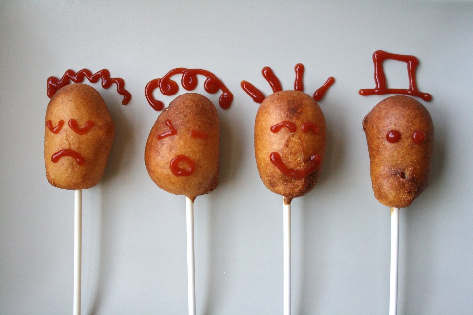 mini corn dogs